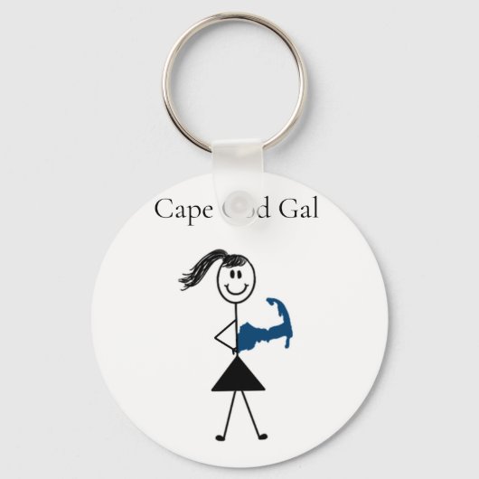 Cape Cod Gal-Canvas tas Sleutelhanger (Voorkant)