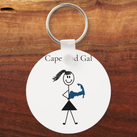 Cape Cod Gal-Canvas tas Sleutelhanger (Achterkant)