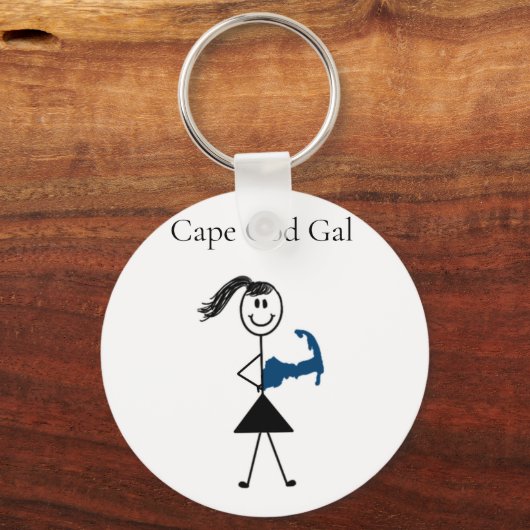 Cape Cod Gal-Canvas tas Sleutelhanger (Voorkant)