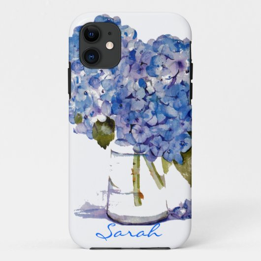 Cape Cod Hydrangeas iPhone 5 hoesje Gepersonalisee (Achterkant)