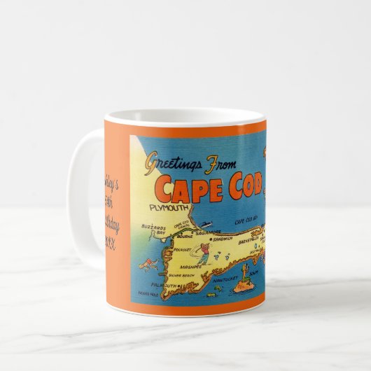 Cape Cod II aangepaste Mok (Voorkant links)