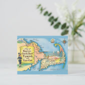 Cape Cod  kaart (Staand voorkant)