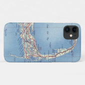 Cape Cod  kaart Case-Mate iPhone Case (Achterkant (horizontaal))