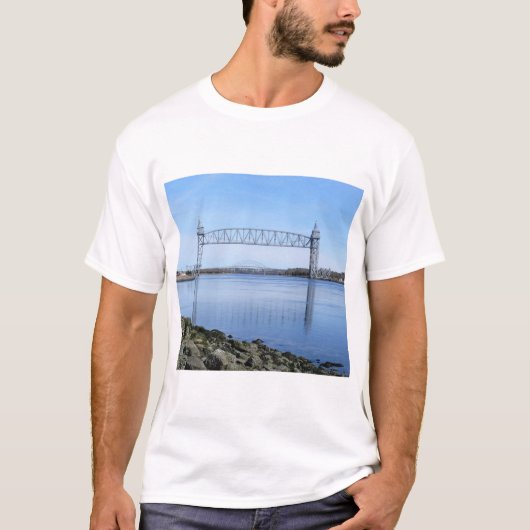 Cape Cod-kanaalspoorbrug T-shirt (Voorkant)