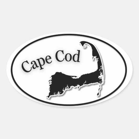 Cape Cod kiss cut sticker (Devant)