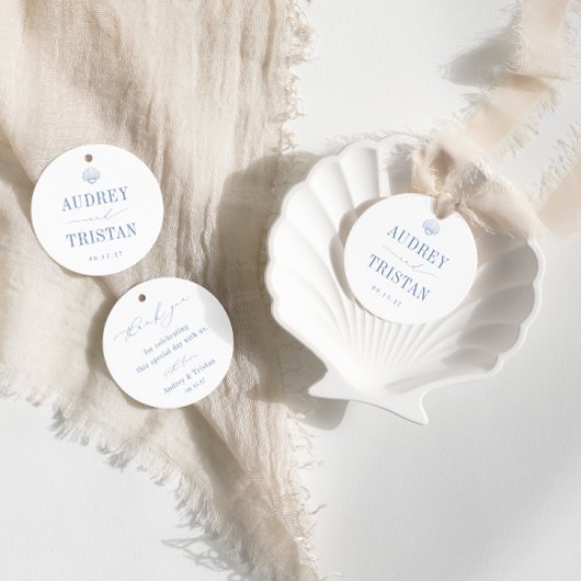 CAPE COD Kust Minimalistische bruiloft Bedankt Bedankjes Labels