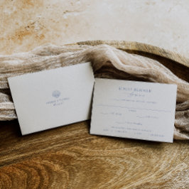 CAPE COD Kustmaaltijd Keuzehuwelijk RSVP Kaartje