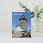 Cape Cod Lighthouse, Nantucket, carte postale de m (Debout devant)