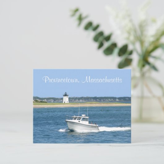 Cape Cod Lighthouse Provincetown MA carte postale (Debout devant)