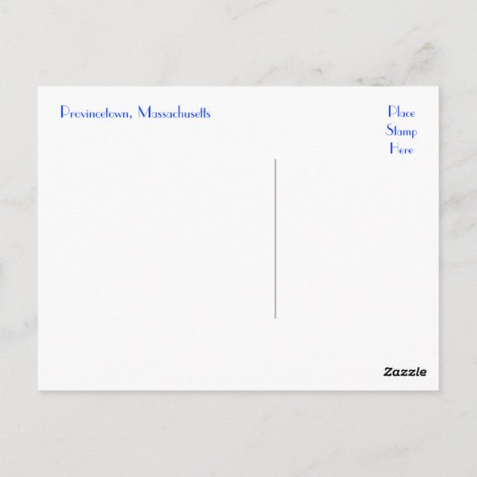 Cape Cod Lighthouse Provincetown MA carte postale (Dos)