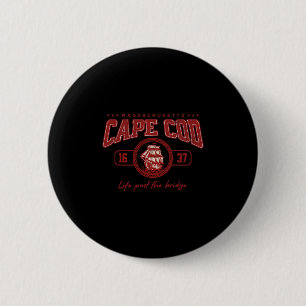 Cape Cod M Souvenir Leven Voorbij De Brug Souvenir Ronde Button 5,7 Cm