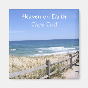 Cape Cod MA Beach Heaven On Earth Friend Magnet