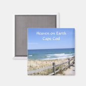 Cape Cod MA Beach Heaven Op Aarde Ridge Magnet Magneet (Voorkant / Achterkant)