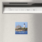 Cape Cod MA Sandy Neck Lighthouse Frigo Magnet (In Situ (Lave-vaisselle))