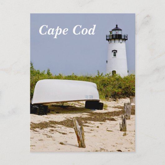 Cape Cod Mass Edgartown Lighthouse Post Card Briefkaart (Voorkant)