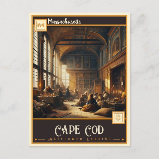 Cape Cod, Massachusetts |  Briefkaart (Voorkant)