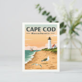  Cape Cod Massachusetts Briefkaart (Staand voorkant)