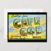 Cape Cod Massachusetts  Briefkaart (Voorkant / Achterkant)