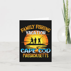 Cape Cod Massachusetts Gezinsvisvakantie Zonsonder Kaart