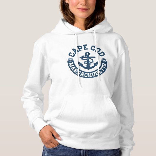 Cape Cod Massachusetts Hoodie (Voorkant)