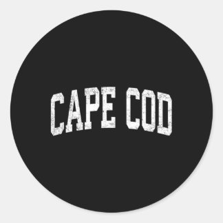 Cape Cod Massachusetts MA Atletische Sport Ronde Sticker