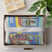 Cape Cod Massachusetts MA Large Letter Postcard Tissuepapier (Geschenk)