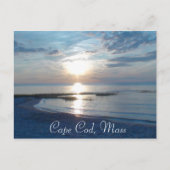 Cape Cod, Massachusetts Ocean Sunset Carte postale (Devant)