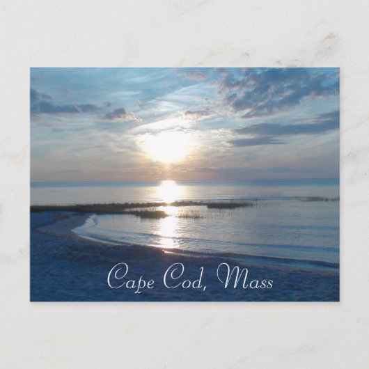 Cape Cod, Massachusetts Ocean Sunset Carte postale (Devant)
