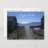 Cape Cod Massachusetts op het Briefkaart Dusk (Voorkant / Achterkant)
