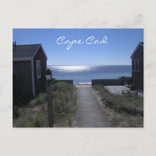 Cape Cod Massachusetts op het Briefkaart Dusk (Voorkant)