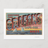 Cape Cod, Massachusetts (Orleans) Briefkaart (Voorkant)