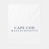Cape Cod Massachusetts Preppy Kusthuisstijl  Fleece Deken (Voorkant)