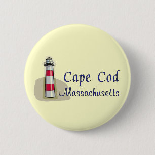 Cape Cod Massachusetts Ronde Button 5,7 Cm