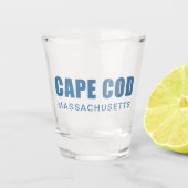 Cape Cod Massachusetts Shot Glas (Voorkant)
