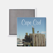 Cape Cod, Massachusetts Sunset souvenir Magnet (Recto/Verso)