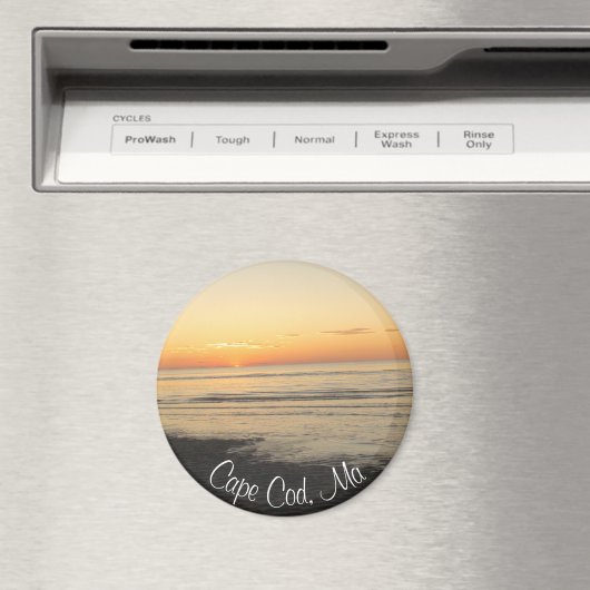 Cape Cod, Massachusetts Sunset souvenir Magnet (In Situ (Lave-vaisselle))