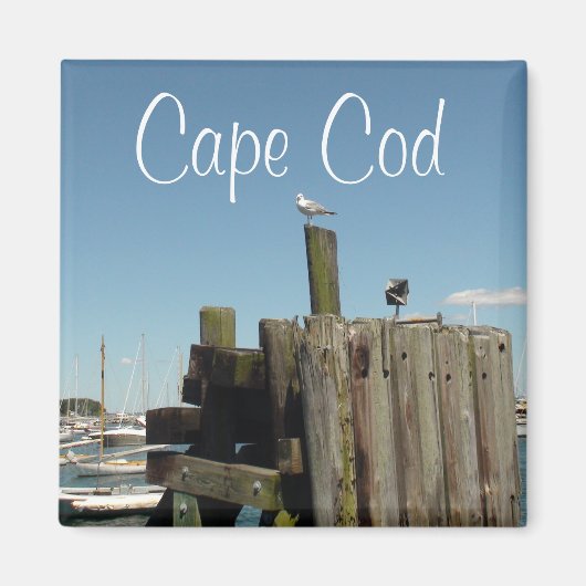 Cape Cod, Massachusetts Sunset souvenir Magnet Magneet (Voorkant)
