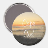 Cape Cod, Massachusetts Sunset souvenir Magnet Magneet (Voorkant / Achterkant)