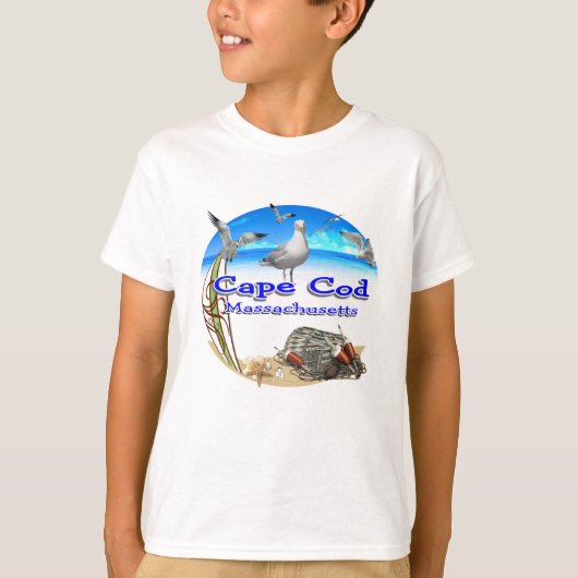 Cape Cod - Massachusetts T-shirt (Voorkant)