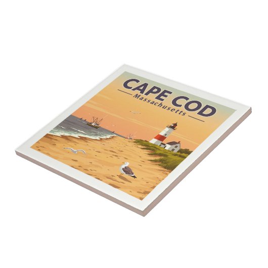 Cape Cod Massachusetts Tegeltje (Zijkant)