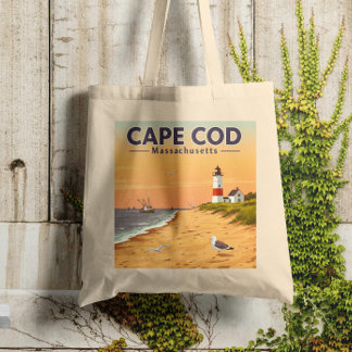  Cape Cod Massachusetts Tote Bag