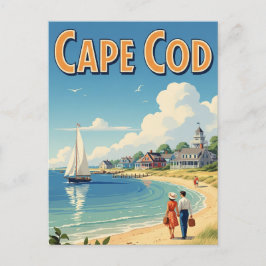 Cape Cod Massachusetts Travel Briefkaart