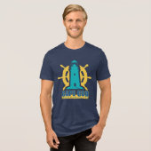Cape Cod Massachusetts Tri-Blend Shirt (Voorkant volledig)