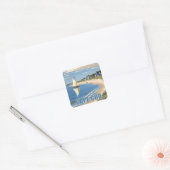 Cape Cod Massachusetts Vierkante Sticker (Envelop)