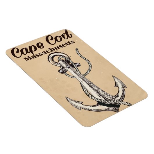 Cape Cod Massachusetts Vintage reisposter Magneet (Rechterzijde)