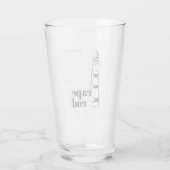 Cape Cod Massachusetts vuurtoren bier Glas (Achterkant)