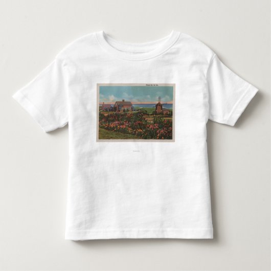 Cape Cod, MassachusettsHomes van het Zee Uitzicht Kinder Shirts (Voorkant)