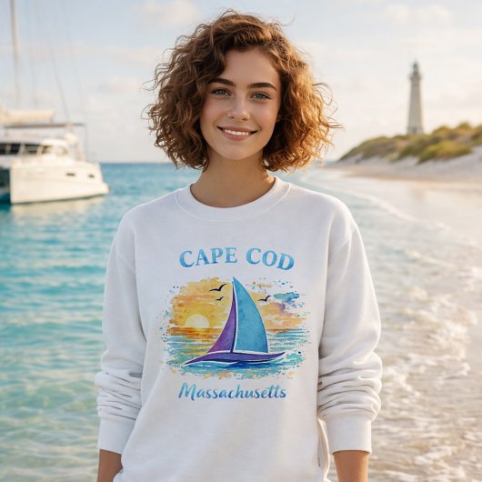 Cape Cod Mignon Sweatshirt de plage côtière