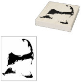 Cape Cod, Nantucket, en Martha's Vineyard Kaart Rubberstempel (Gestempeld)