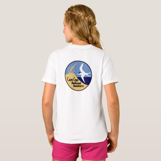 Cape Cod National Seashore Kinder T-shirt (Achterkant volledig)